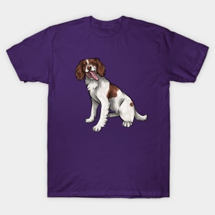 Cute English Springer Spaniel Dog | Red and White T-Shirt